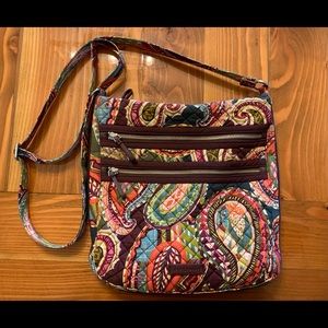 Vera Bradley Large Triple Zip Hipster